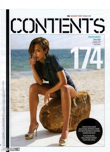 Jessica Alba для журнала GQ (август 2007)